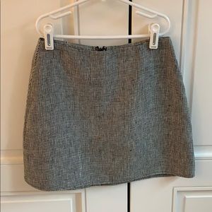 Reformation tweed mini skirt